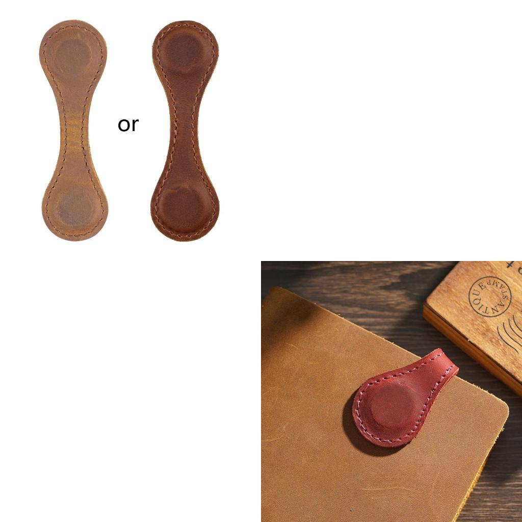 Bookmark Magnetic Clip - Marcador cuero magnético, marcador regalo, divisor