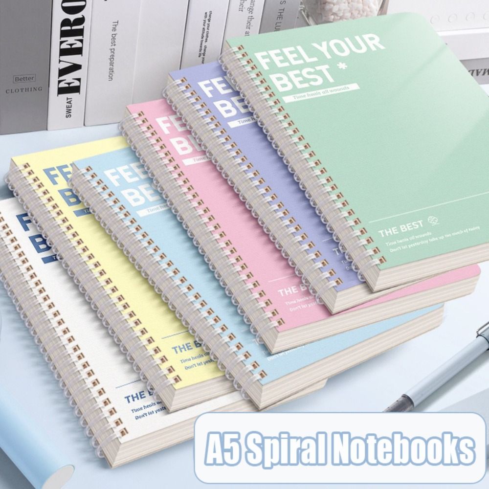 Graph Paper Pad - Cuadernos Espirales A5 de Alta Calidad,