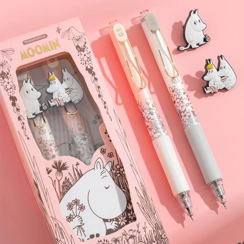 Stationery Office - Bolígrafos de Gel Retráctiles Moomin, Lindos,