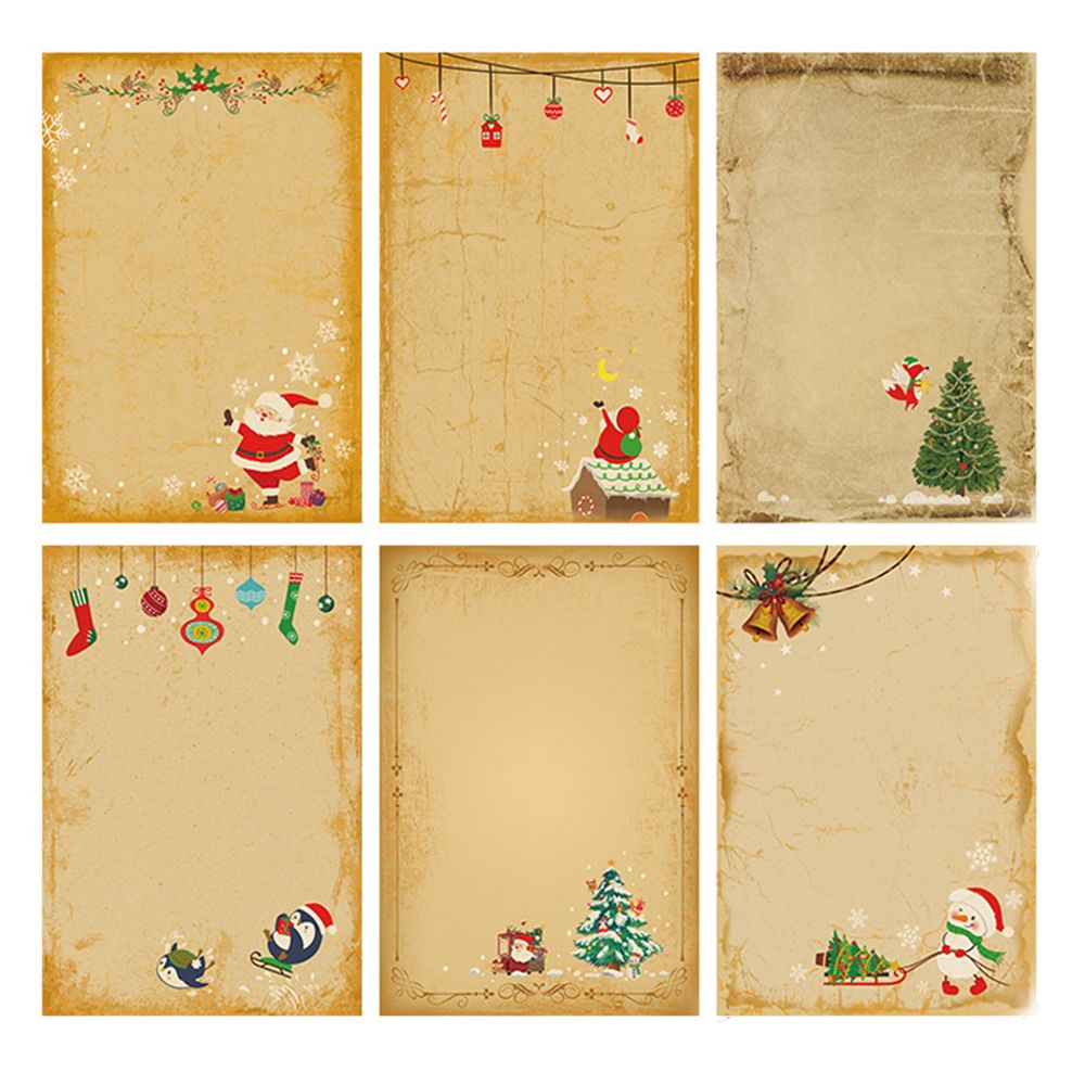 Letter Envelope Kraft - DIY Vintage regalo de Papá Noel