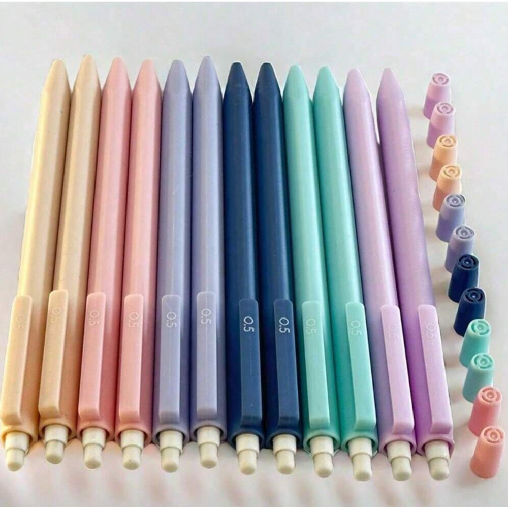 Highlighter Set Pastel - Lindo juego de portaminas Pastel, tamaños