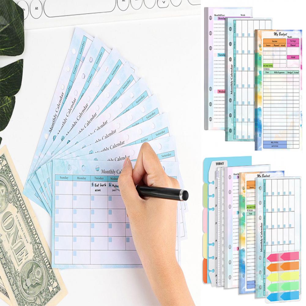 Planner Weekly Budget - Kit de recarga de planificador de