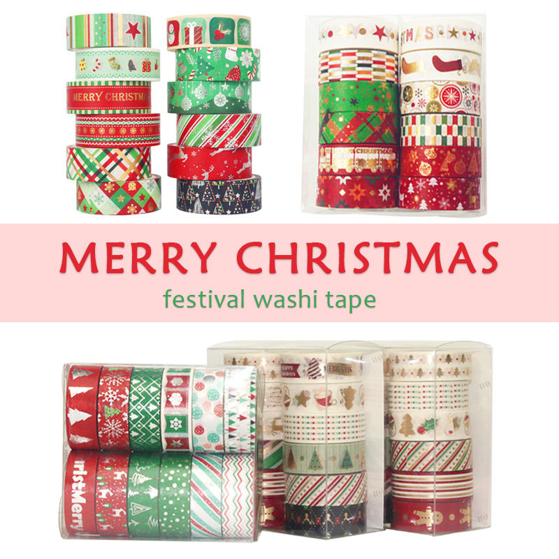 Juego de cintas Washi navideña - Washi Tape Set reseña y precio