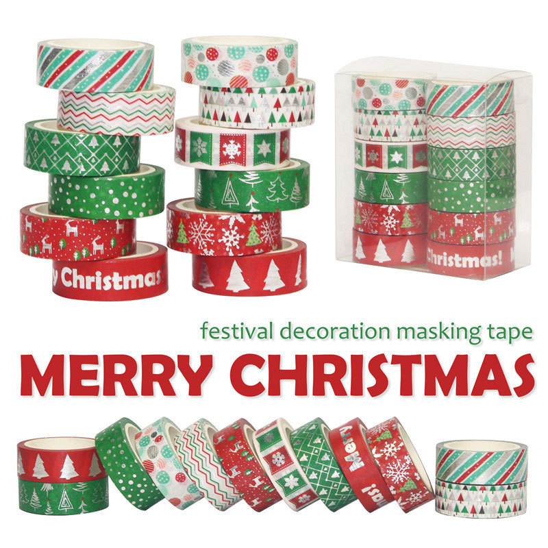 Juego de cintas Washi navideña - Washi Tape Set reseña y precio
