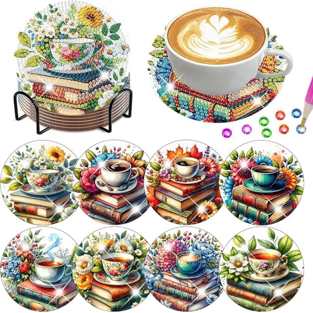 8 piezas/Posavasos de arte de  - Graph Paper Pad reseña y precio