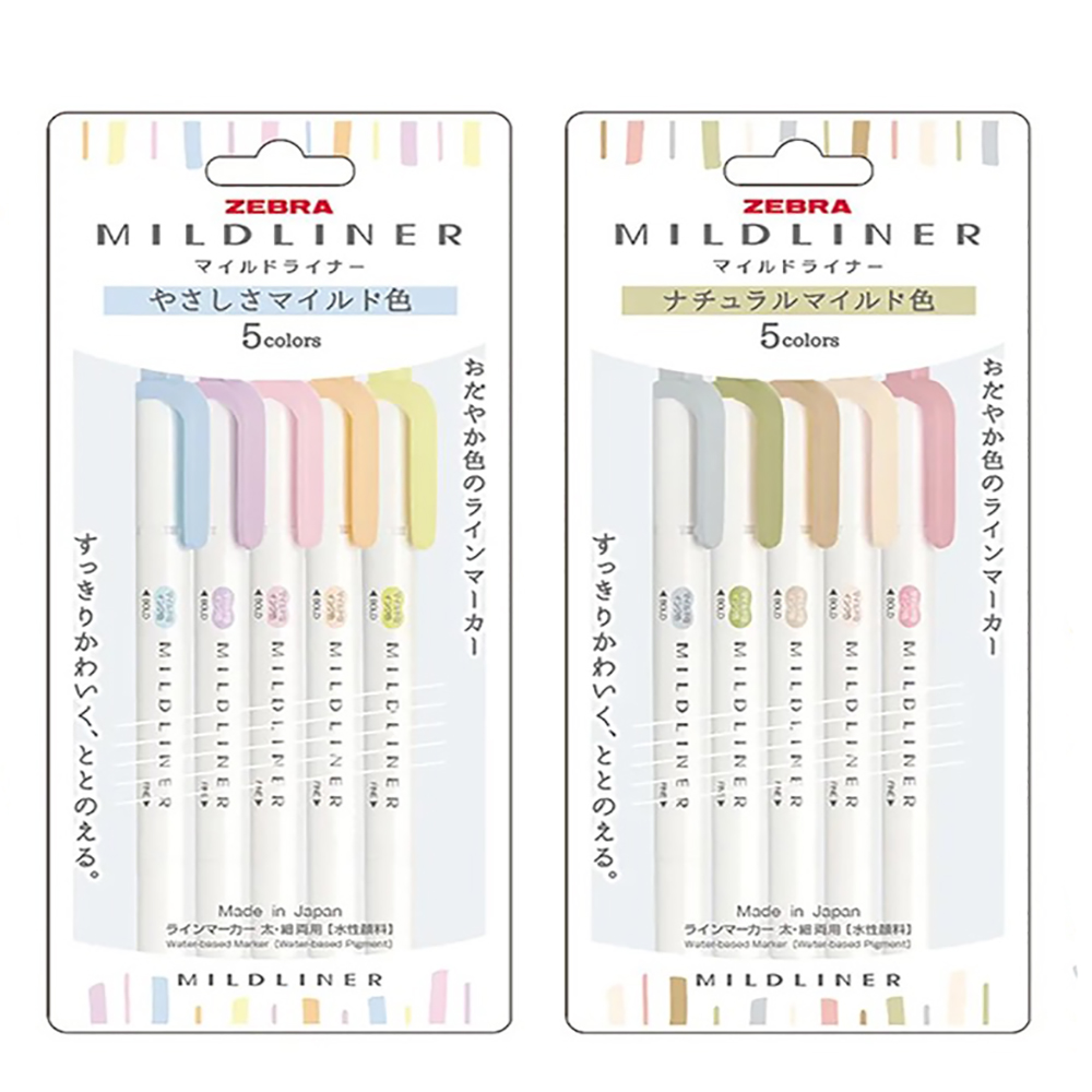 Juego de rotuladores de cebra  - Highlighter Set Pastel reseña y precio