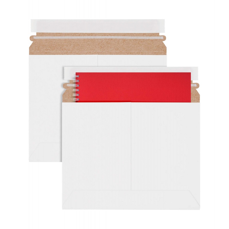 25 Sobres Rígidos Blancos para - Letter Envelope Kraft reseña y precio