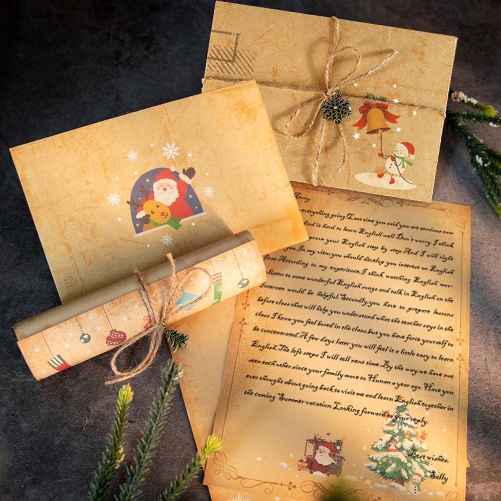 DIY Vintage regalo de Papá Noe - Letter Envelope Kraft reseña y precio