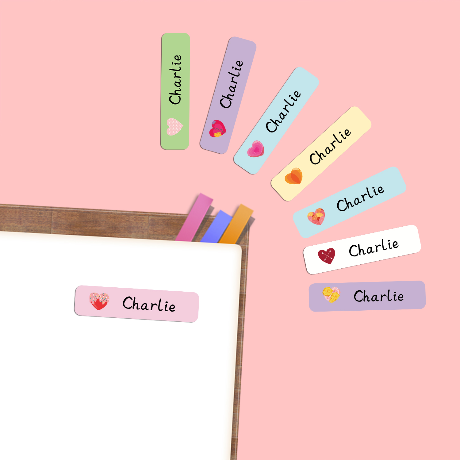 Etiquetas adhesivas personaliz - Stationery Office reseña y precio