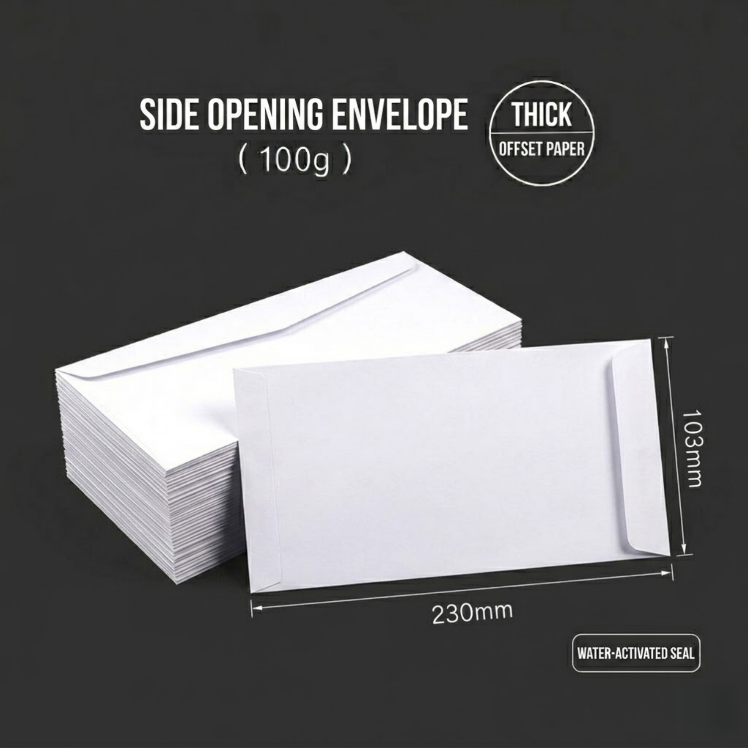 Paquete de 50 Sobres Blancos D - Letter Envelope Kraft reseña y precio