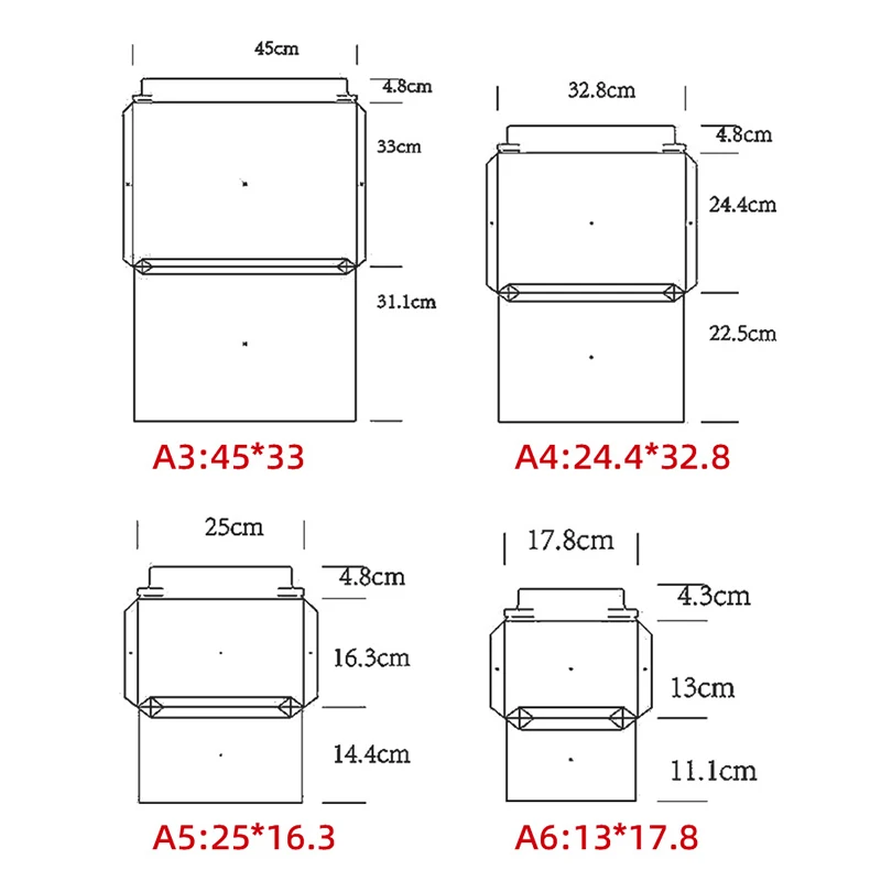 30 Uds. Sobre A3 A4 A5 A6 post - Letter Envelope Kraft reseña y precio