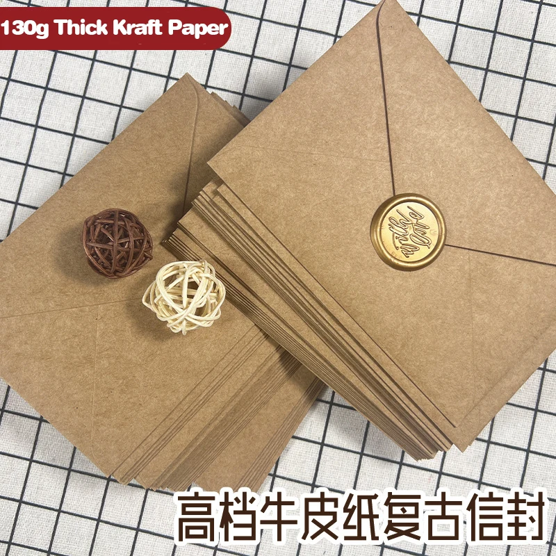 50 sobres de papel Kraft marró - Letter Envelope Kraft reseña y precio