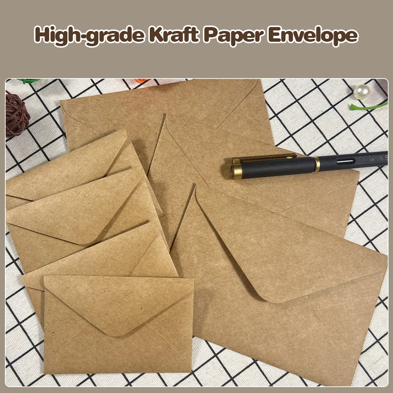 50 sobres de papel Kraft marró - Letter Envelope Kraft reseña y precio