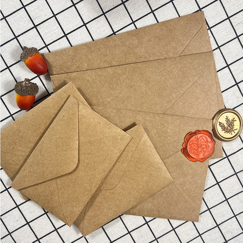 50 sobres de papel Kraft marró - Letter Envelope Kraft reseña y precio